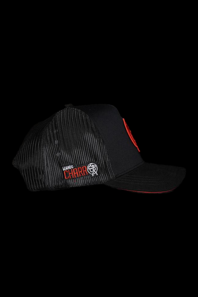 Black Suede Legado Charro Hat
