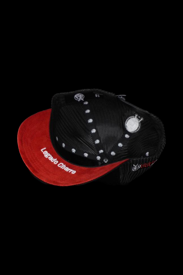 Black Suede Legado Charro Hat